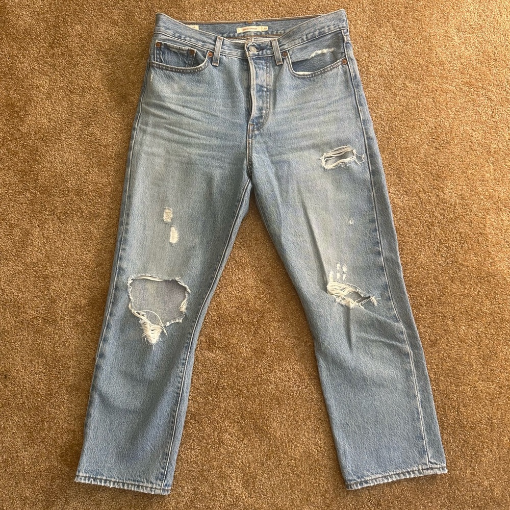 Levi's Wedgie Straight Jeans, High rise, ankle length